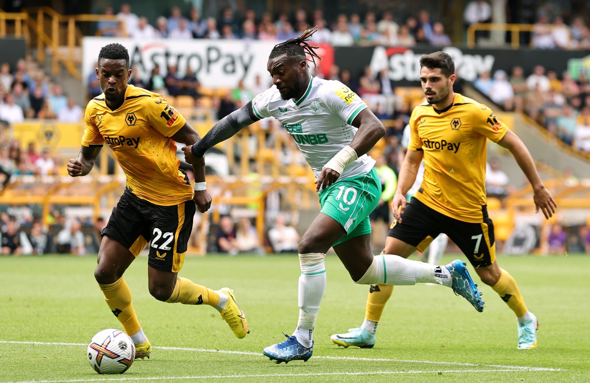 allan saint-maximin newcastle utd vs wolves