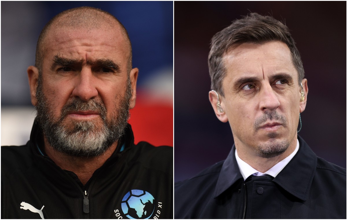 eric cantona and gary neville