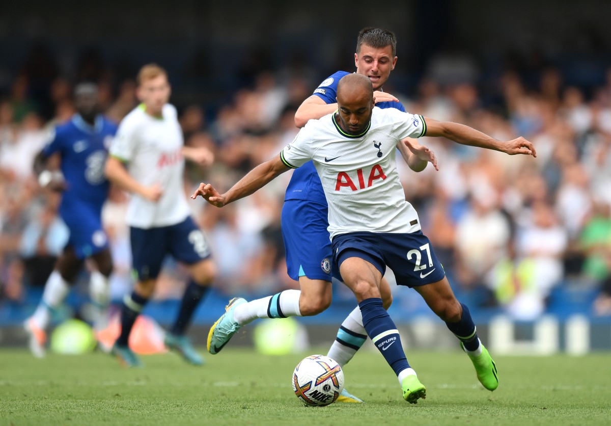 lucas moura chelsea 2-2 tottenham
