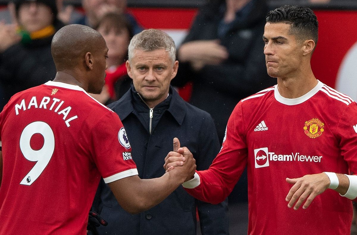 man utd martial solskjaer ronaldo