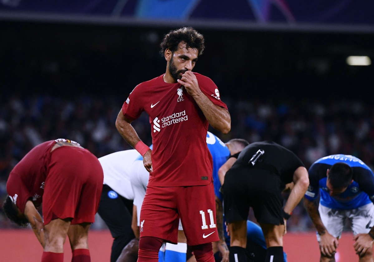 napoli 4-1 liverpool mo salah