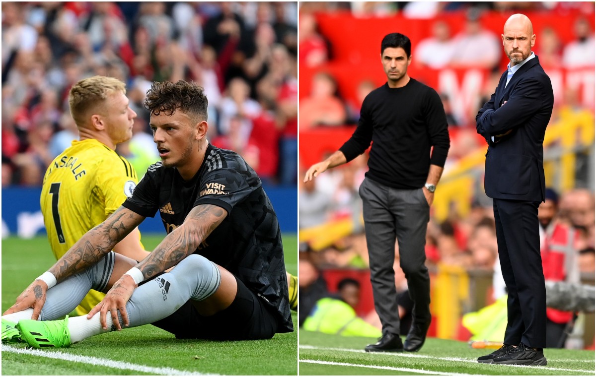 ramsdale white arteta ten hag
