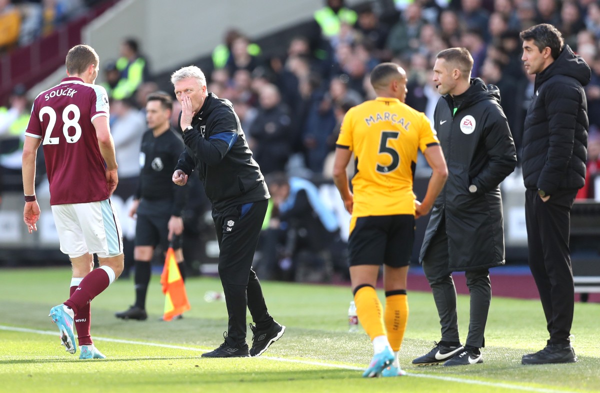 soucek moyes west ham wolves lage