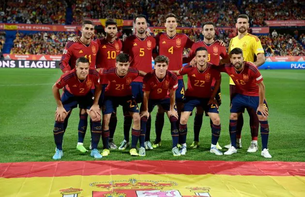 spain national team line up 2022