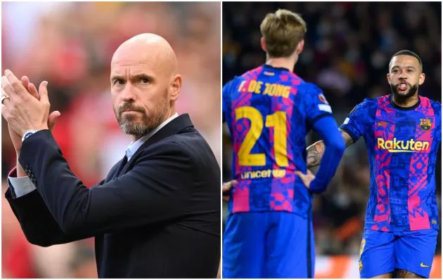 ten hag man utd de jong depay barcelona
