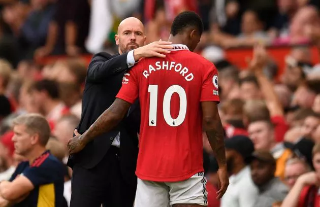 ten hag rashford united 3-1 arsenal