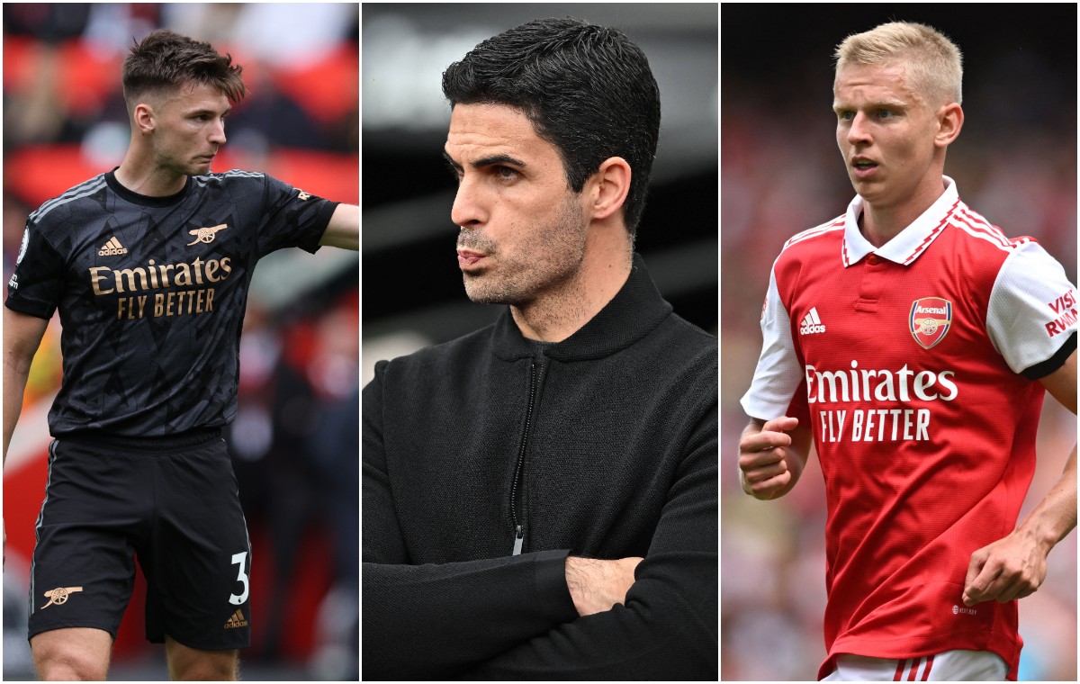 tierney arteta zinchenko arsenal