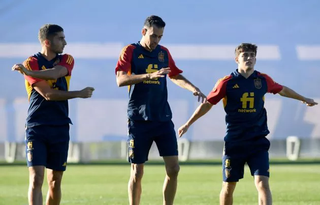 torres busquets spain training