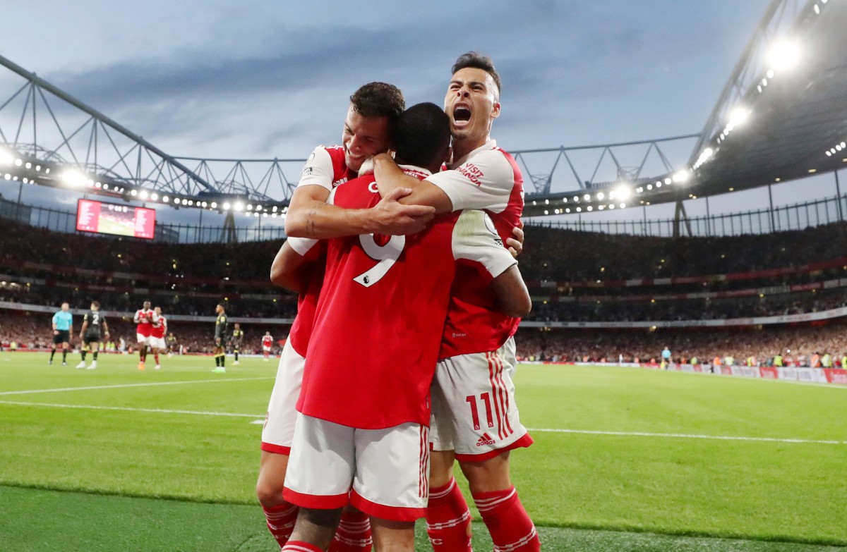 xhaka jesus martinelli arsenal