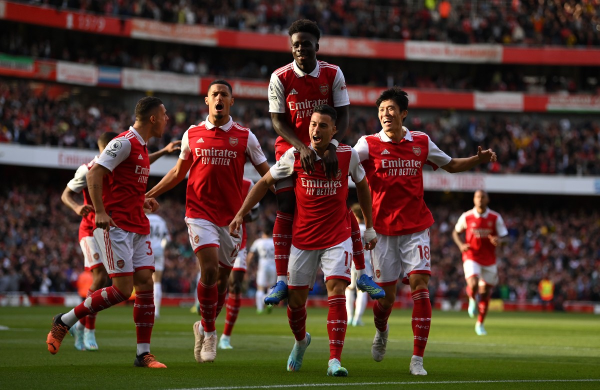 Arsenal vs Liverpool 3-2 Martinelli goal celebrations