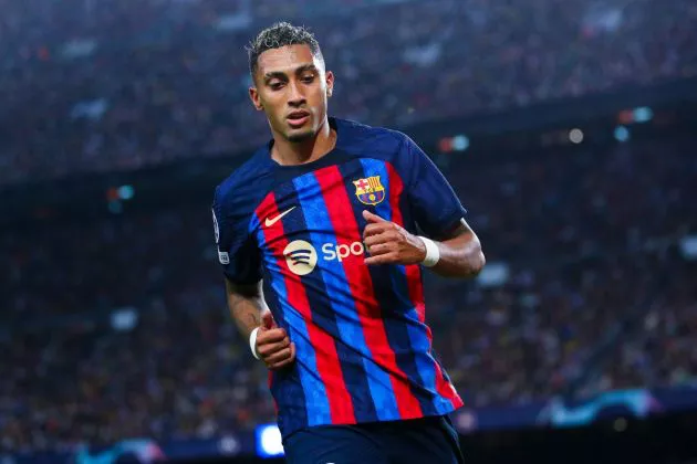 Barcelona vs Inter Milan Raphinha