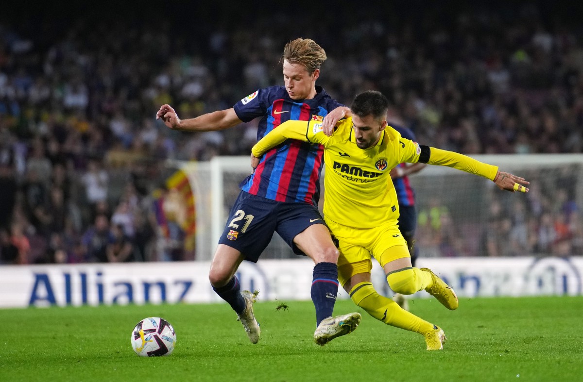 Barcelona vs Villarreal Frenkie de Jong