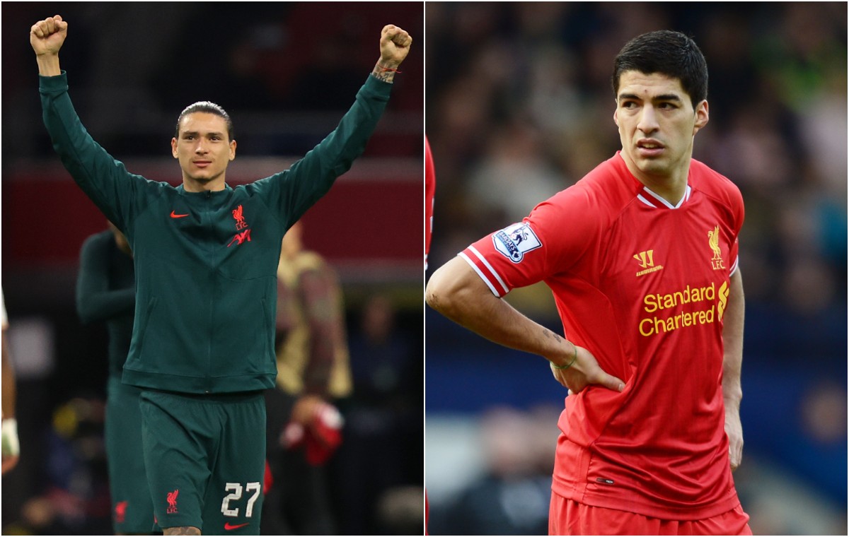 Darwin Nunez Liverpool Luis Suarez