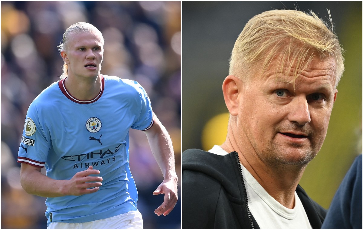 Erling Haaland and Alf-Inge Haaland