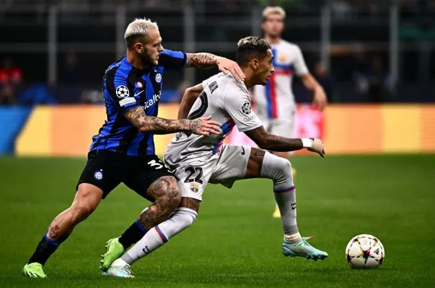 Inter Barca UCL Raphinha
