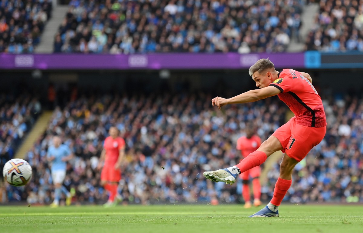 Man City vs Brighton Leandro Trossard