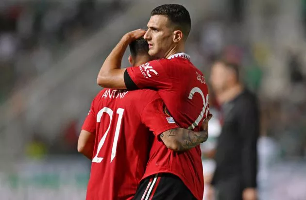 Man United Antony and Dalot