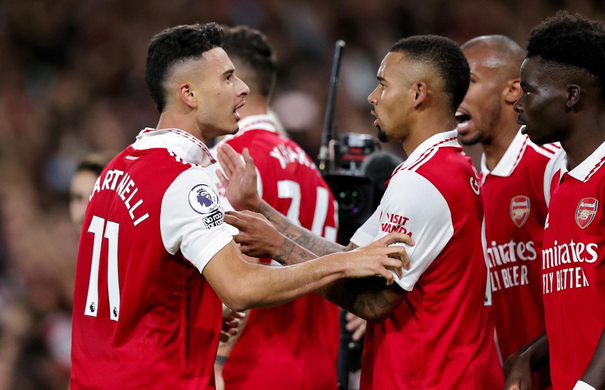 arsenal martinelli jesus saka