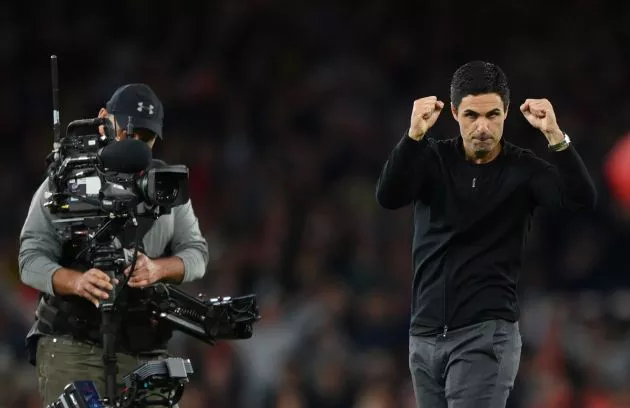 arteta arsenal 3-2 liverpool