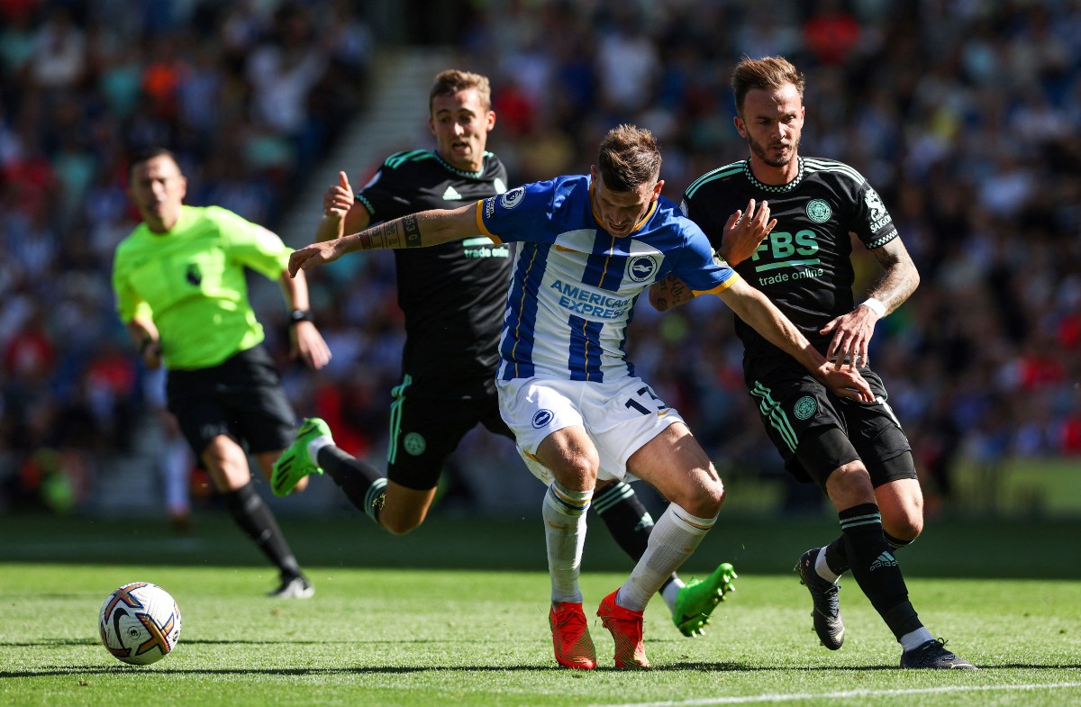 brighton vs leicester city james maddison premier league