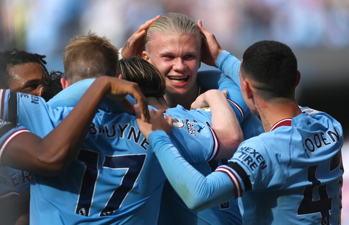 city players with haaland