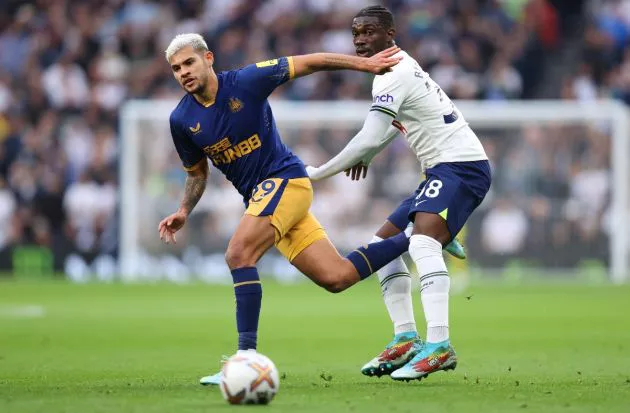guimaraes bissouma newcastle tottenham