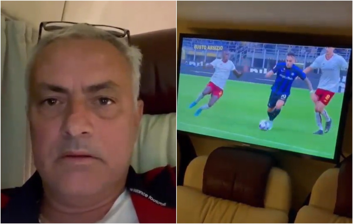 mourinho roma v inter