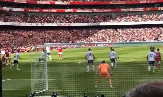 partey goal from stands