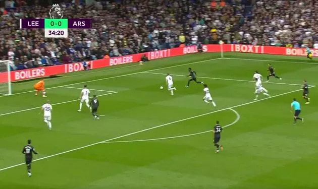 saka vs leeds 1-0