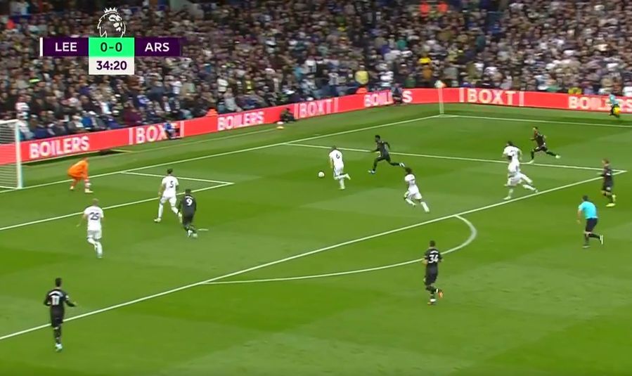 saka vs leeds 1-0