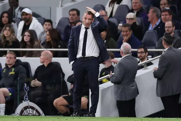 spurs leicester brendan rodgers manager