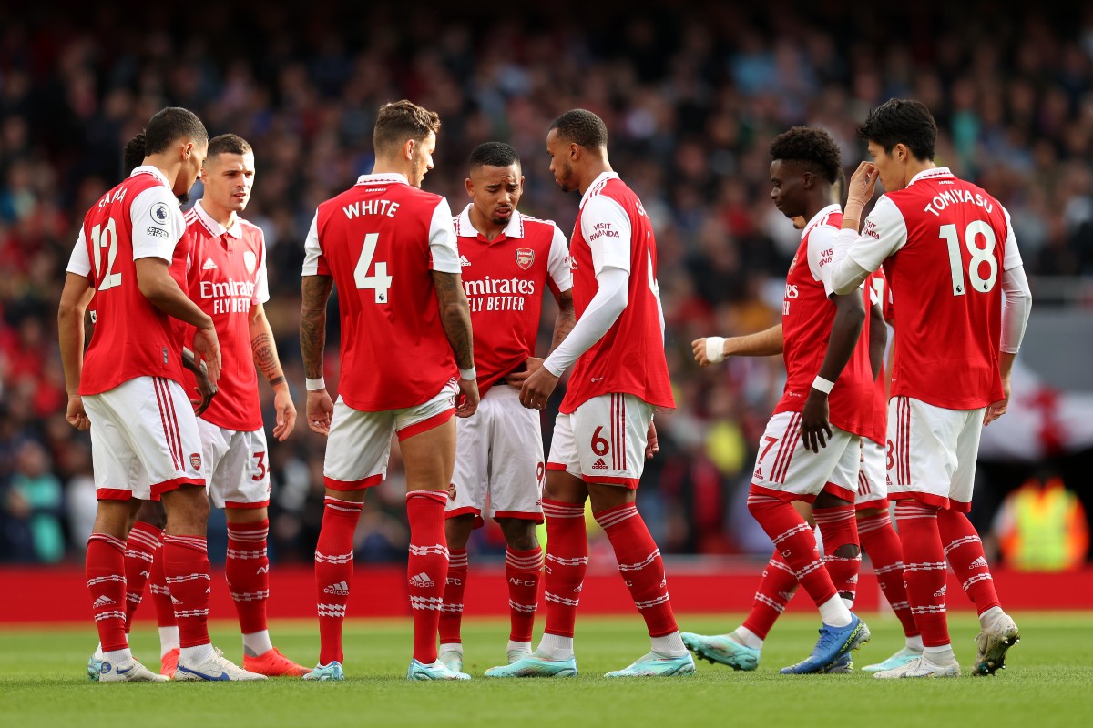 Arsenal 5-0 Nottingham Forest Jesus White Tomiyasu Xhaka Saliba Gabriel Magalhaes