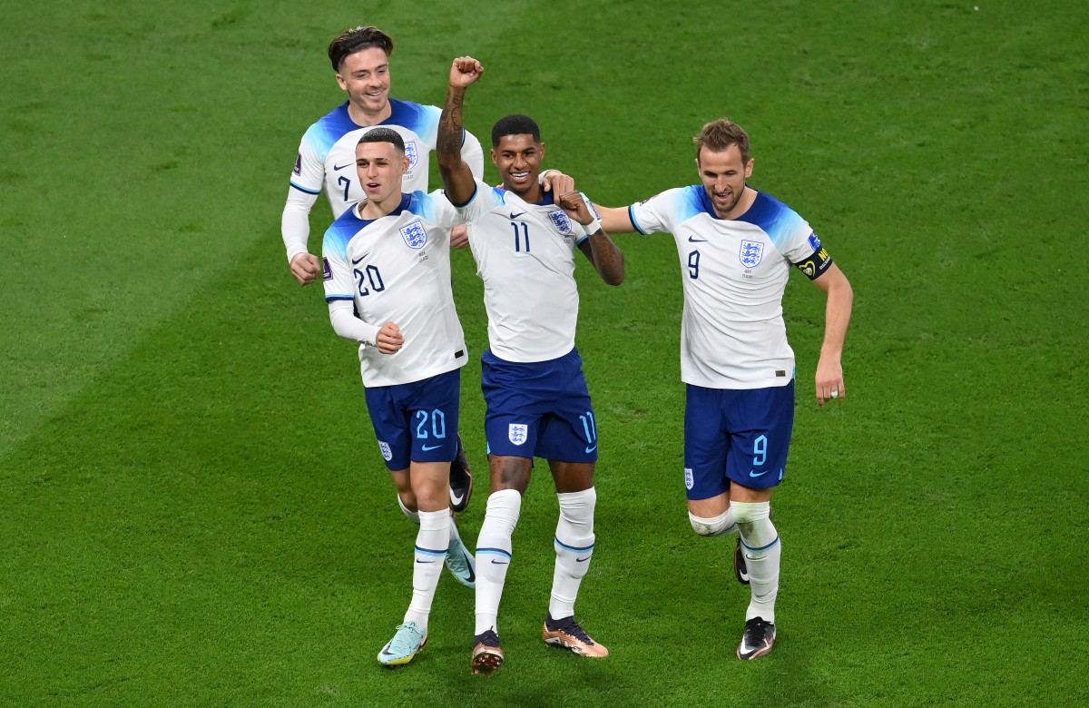 England Iran Grealish Foden Rashford Kane