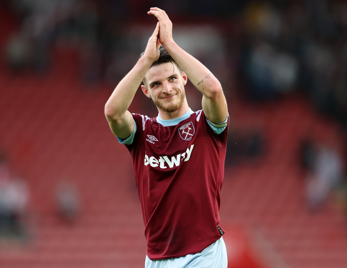 Southampton WHUFC Declan Rice Southampton WHUFC Declan Rice