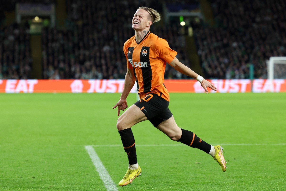 celtic shakhtar mudryk celebration celtic shakhtar mudryk celebration