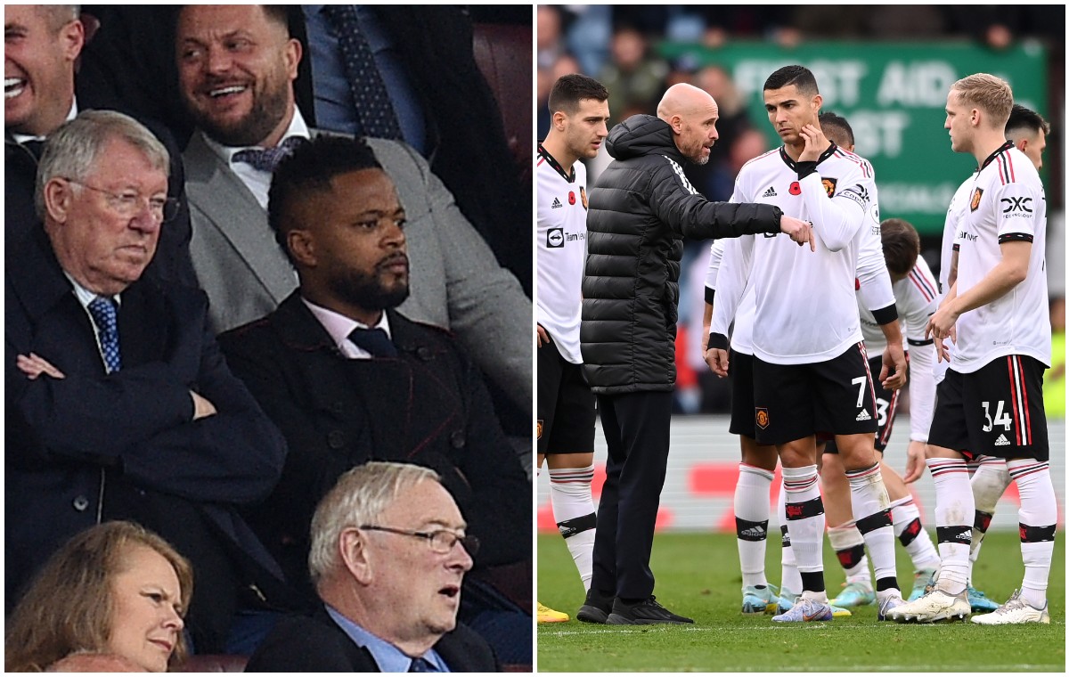 ferguson evra van de beek ronaldo ten hag dalot