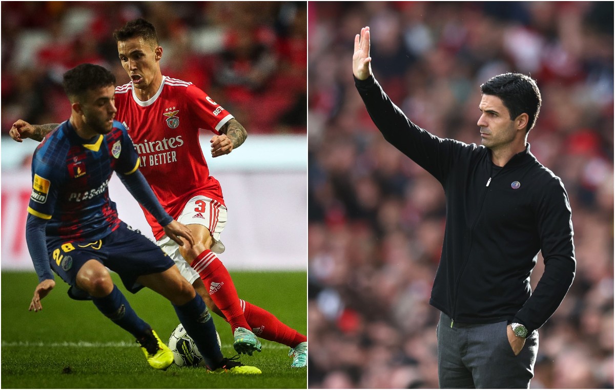 grimaldo benfica arteta arsenal
