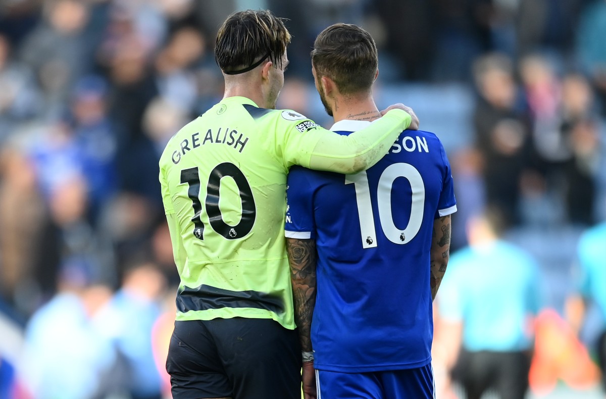 leicester man city grealish maddison