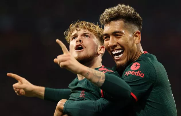 liverpool harvey elliott roberto firmino