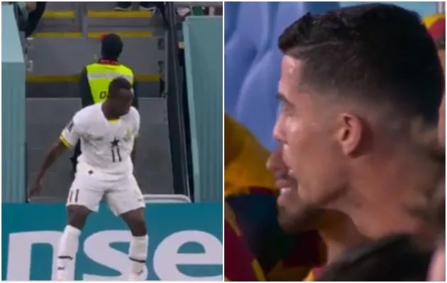 ronaldo celebration ghana