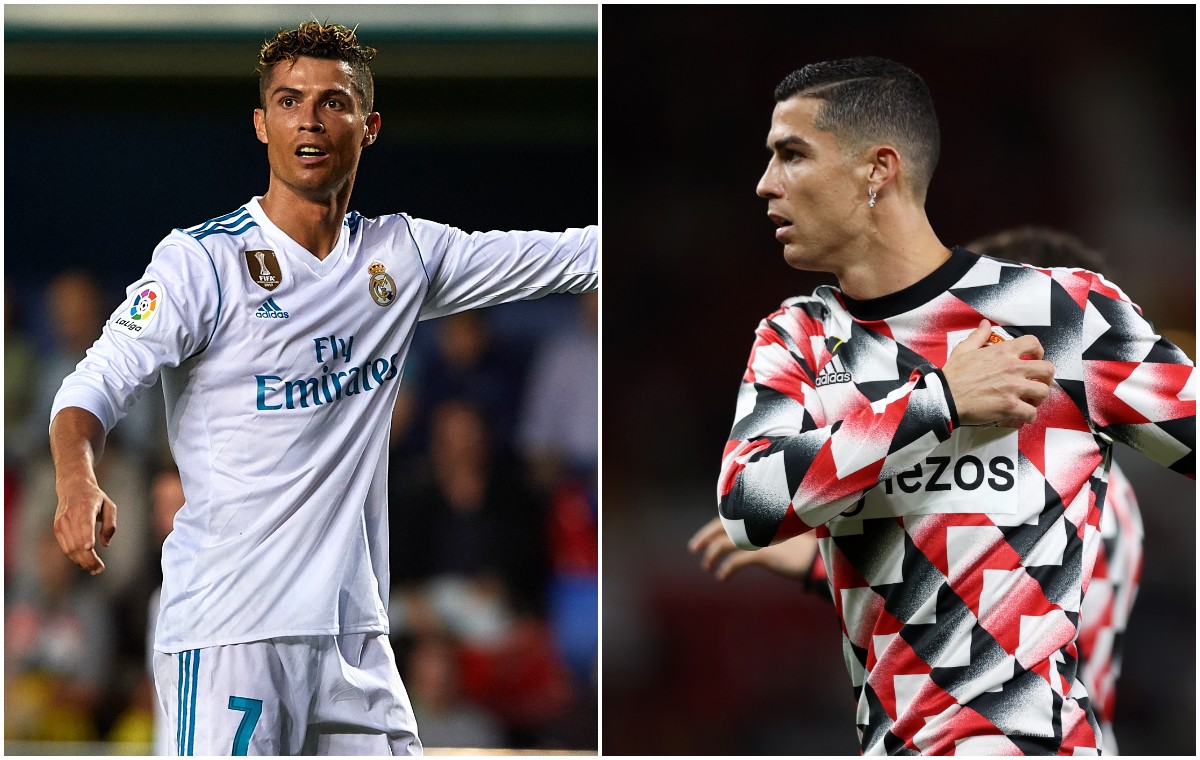 ronaldo real madrid man utd