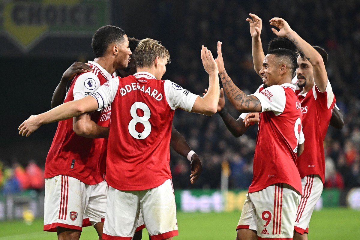 wolves 0-2 arsenal odegaard jesus saliba vieira