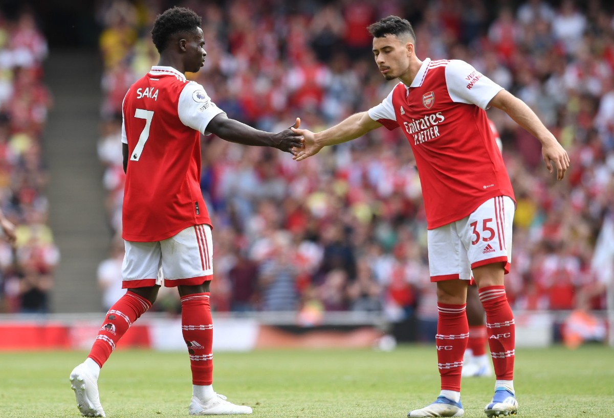 Arsenal Bukayo Saka Gabriel Martinelli