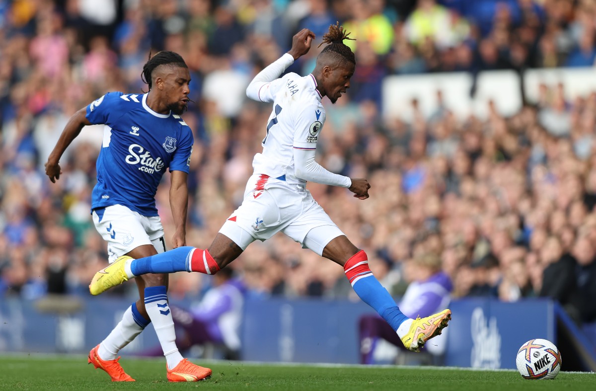 Everton v Palace Iwobi Zaha
