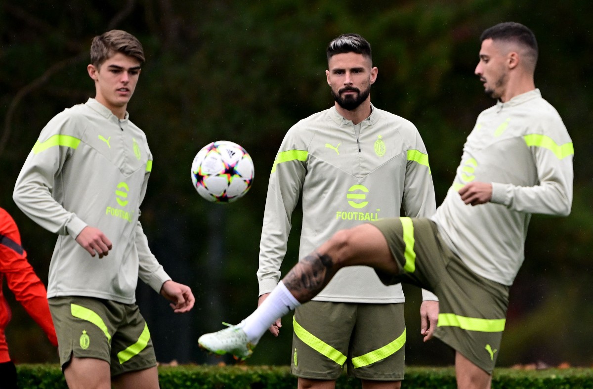 ac milan training de ketelaere giroud