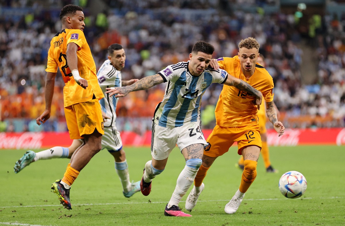 argentina enzo fernandez vs netherlands