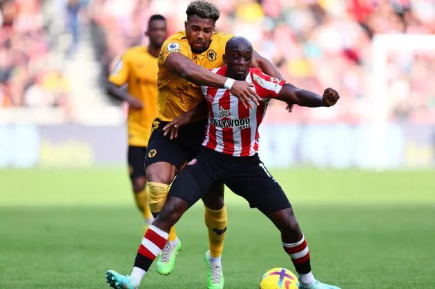 brentford vs wolves premier league adama traore