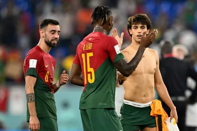 bruno fernandes rafael leao joao felix