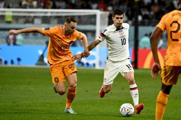 christian pulisic usa netherlands