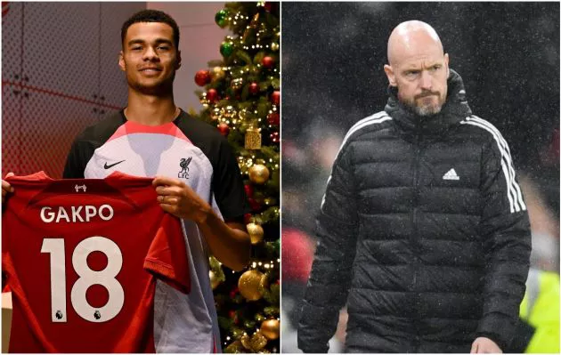 cody gakpo liverpool erik ten hag man united